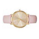 Michael Kors Jaryn Quartz Gold Dial Pink Leather Strap Watch For Women - MK2471 Authentic Buy Shop Now