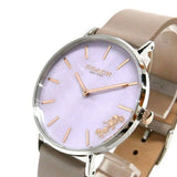 Coach Perry Mother of Pearl Dial Light Grey Leather Strap Watch for Women - 14503245 Authentic Buy Shop Now