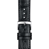 Tissot Carson Premium Powermatic 80 Black Dial Black Leather Strap Watch For Men - T122.407.16.051.00 Authentic Buy Shop Now
