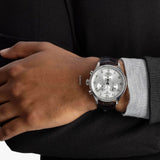 Tissot Chrono XL Silver Dial Brown Leather Strap Watch For Men - T116.617.16.037.00 Authentic Buy Shop Now