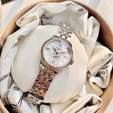 Tissot Le Locle Automatic Lady Silver Dial Two Tone Steel Strap Watch For Women - T41.2.183.16 Authentic Buy Shop Now