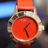 Marc Jacobs Blade Red Dial Red Leather Strap Watch for Women - MBM1204 Authentic Buy Shop Now