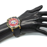 Gucci Dive Quartz Red Dial Black Rubber Strap Watch For Men - YA136325 Authentic Buy Shop Now