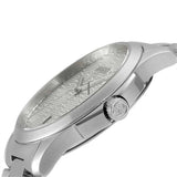 Gucci G Timeless Silver Dial Silver Steel Strap Watch For Women - YA126551 Authentic Buy Shop Now