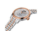 Tissot Tradition Powermatic 80 Open Heart Silver Dial Two Tone Steel Strap Watch For Men - T063.907.22.038.01 Authentic Buy Shop Now