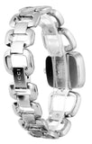 Gucci G Diamonds Black Dial Silver Steel Strap Watch For Women - YA125509 Authentic Buy Shop Now
