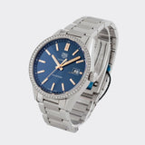 Tag Heuer Carrera Quartz Diamonds Blue Dial Silver Steel Strap Watch for Women - WAR1114.BA0601 Authentic Buy Shop Now