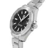 Tag Heuer Aquaracer Quartz Black Dial Silver Steel Strap Watch for Men - WAY1110.BA0928 Authentic Buy Shop Now