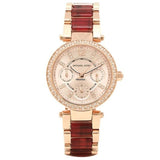 Michael Kors Parker Rose Gold Dial Two Tone Steel Strap Watch for Women - MK6239 Authentic Buy Shop Now
