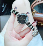 Calvin Klein Wavy Black Dial Silver Steel Strap Watch for Women - K9U23141 Authentic Buy Shop Now