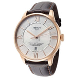 Tissot Chemin Des Tourelles Powermatic 80 Cosc Silver Dial Brown Leather Strap Watch For Men - T099.408.36.038.00 Authentic Buy Shop Now
