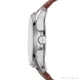 Armani Exchange Hampton Chronograph Blue Dial Brown Leather Strap Watch For Men - AX2133 Authentic Buy Shop Now