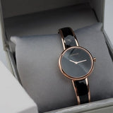 Calvin Klein Seduce Black Dial Two Tone Steel Strap Watch for Women - K4E2N611 Authentic Buy Shop Now