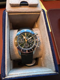 Breitling Superocean Heritage B01 Chronograph 44 Limited Edition Green Dial Black Mesh Bracelet Watch for Women - UB01622A1L1S1 Authentic Buy Shop Now