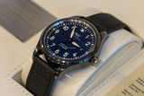 IWC Pilot’s Watch Mark XVIII Edition “Laureus Sport for Good Foundation" Blue Dial Black Nylon Strap Watch for Men - IW324703 Authentic Buy Shop Now