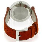 Gucci Interlocking G Quartz Orange Dial Orange Leather Strap Watch For Women - YA133316 Authentic Buy Shop Now