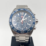 Tag Heuer Formula 1 Chronograph Blue Dial Silver Steel Strap Watch for Men - CAZ1014.BA0842 Authentic Buy Shop Now