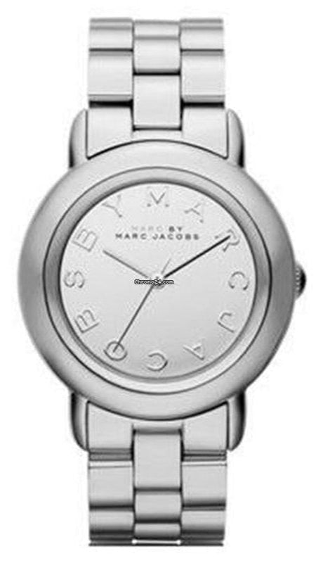 Marc Jacobs Marci Silver Dial Silver Steel Strap Watch for Women - MBM3097 Authentic Buy Shop Now