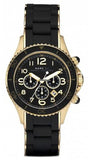 Marc Jacobs Rock Chronograph Black Dial Black Silicone Strap Watch for Women - MBM2552 Authentic Buy Shop Now
