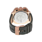 Diesel BAMF Chronograph Black Dial Black Leather Strap Watch For Men - DZ7346 Authentic Buy Shop Now