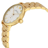 Marc Jacobs Baker White Dial Gold Steel Strap Watch for Women - MBM3247 Authentic Buy Shop Now