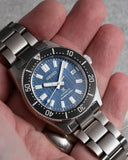 Seiko Prospex Glacier Save the Ocean Green Dial Silver Steel Strap Watch For Men - SPB297J1 Authentic Buy Shop Now