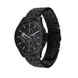 Tommy Hilfiger Shawn Quartz Black Dial Black Steel Strap Watch for Men - 1791611 Authentic Buy Shop Now