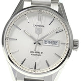 Tag Heuer Carrera Calibre 5 Automatic White Dial Silver Steel Strap Watch for Men - WAR201B.BA0723 Authentic Buy Shop Now
