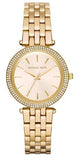 Michael Kors Darci Gold Dial Gold Steel Strap Watch for Women - MK3430 Authentic Buy Shop Now