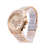 Michael Kors Whitney Chronograph Gold Dial Gold Steel Strap Watch For Women - MK6729 Authentic Buy Shop Now