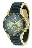 Marc Jacobs Rock Chronograph Green Dial Green Silicone Strap Watch for Women - MBM2597 Authentic Buy Shop Now