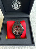 Tag Heuer Formula 1 Manchester United Limited Edition Black Dial Black & Red Rubber Strap Watch for Men - CAZ101J.FT8027 Authentic Buy Shop Now