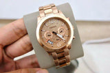 Fossil Boyfriend Multifunction Rose Gold Dial Rose Gold Steel Strap Watch for Women - ES3885 Authentic Buy Shop Now