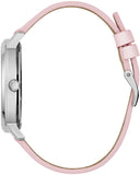 Guess Dahlia Analog Silver Dial Pink Leather Strap Watch for Women - GW0529L1 Authentic Buy Shop Now