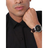 Fossil The Minimalist 3H Black Dial Brown Leather Strap Watch for Men - FS5464 Authentic Buy Shop Now