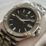 Maurice Lacroix Aikon Venturer Black Dial Silver Steel Strap Watch for Men - AI1008-SS002-331-1 Authentic Buy Shop Now