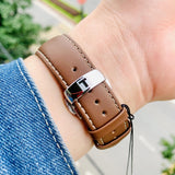 Tissot Gentleman Powermatic 80 Silicium Silver Dial Brown Leather Strap Watch For Men - T127.407.16.031.00 Authentic Buy Shop Now