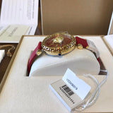Versace Palazzo Empire Greca Red Dial Red Leather Strap Watch for Women - VEDV00319 Authentic Buy Shop Now