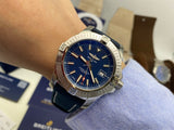 Breitling Avenger Automatic 43mm Blue Dial Blue Nylon Strap Watch for Men - A17318101C1X2 Authentic Buy Shop Now