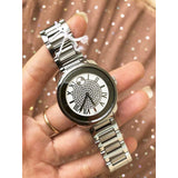 Movado Bold Crystal Pave Silver Dial Silver Steel Strap Watch for Women - 3600254 Authentic Buy Shop Now