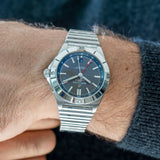 Breitling Chronomat GMT 40 Brown Dial Silver Steel Strap Watch for Men - A32398101M1A1 Authentic Buy Shop Now