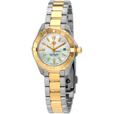 Tag Heuer Aquaracer Mother of Pearl Dial Two Tone Steel Strap Watch for Men - WBD1420.BB0321 Authentic Buy Shop Now