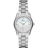 Emporio Armani Federica Mother of Pearl Dial Silver Steel Strap Watch For Women - AR11557 Authentic Buy Shop Now