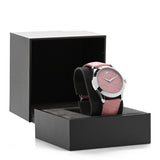 Gucci G Timeless Quartz Candy Pink Dial Pink Leather Strap Watch For Women - YA1264030 Authentic Buy Shop Now