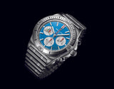 Breitling Chronomat B01 42 Six Nations Italy Blue Dial Silver Steel Strap Watch for Men - AB0134A41C1A1 Authentic Buy Shop Now