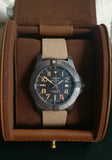 Breitling Avenger Automatic GMT 45 Black Dial Brown Nylon Strap Watch for Men - V32395101B1X1 Authentic Buy Shop Now