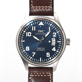 IWC Pilots Watch Mark XVII Edition Le Petit Prince Blue Dial Brown Leather Strap Watch for Men - IW326506 Authentic Buy Shop Now