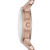 Michael Kors Argyle Quartz Rose Gold Dial Rose Gold Steel Strap Watch For Women - MK3156 Authentic Buy Shop Now