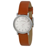 Marc Jacobs Baker White Dial Brown Leather Strap Watch for Women - MBM1270 Authentic Buy Shop Now