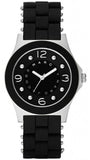 Marc Jacobs Pelly Black Dial Black Silicone Strap Watch for Women - MBM2541 Authentic Buy Shop Now